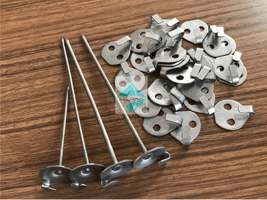 Round Or Rectangular Stainless Steel Lacing Anchors With Hooks